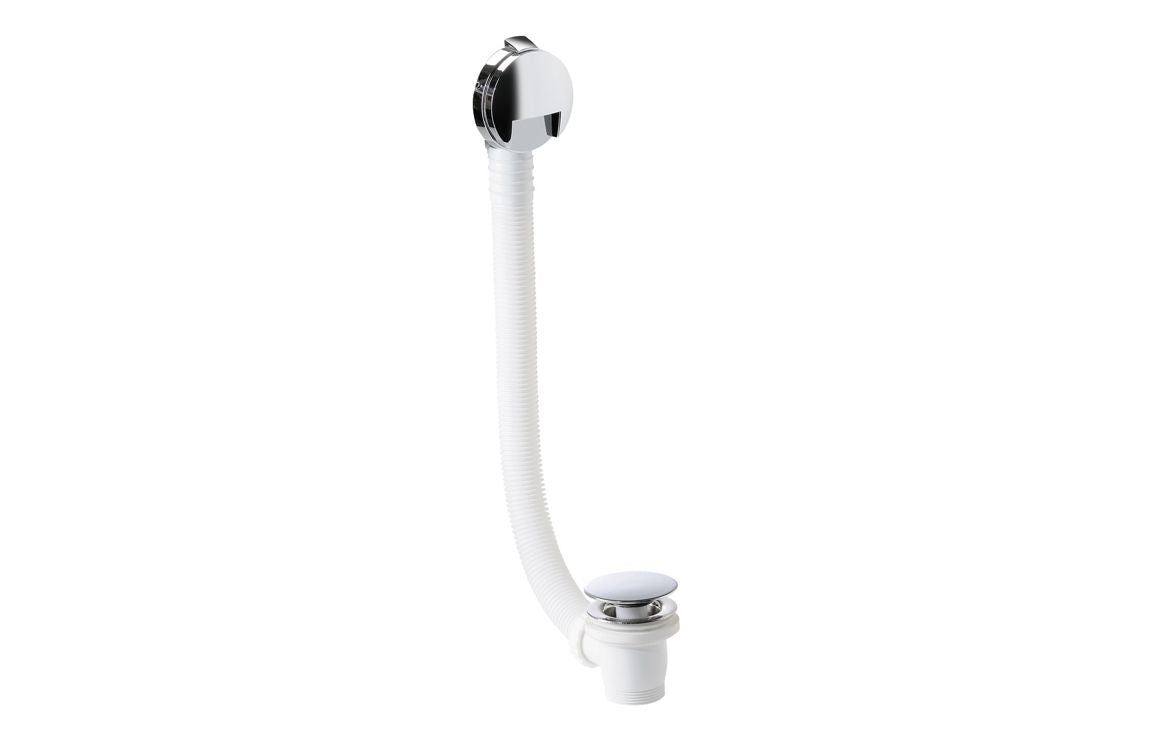 Abode Euphoria Bath Overflow Filler & Clicker Waste - Antique Brass/ Chrome/Matt Black