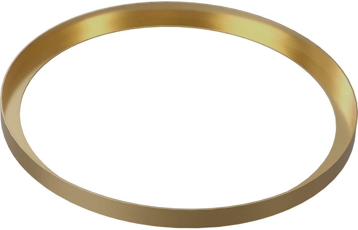 Abode Cava Round Basin Plinth - Brushed Brass (plinth only)