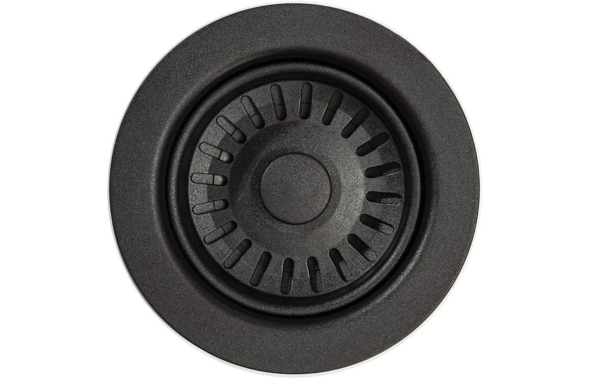 Abode 90mm (1.5") Manual Basket Strainer Waste - Matt Black