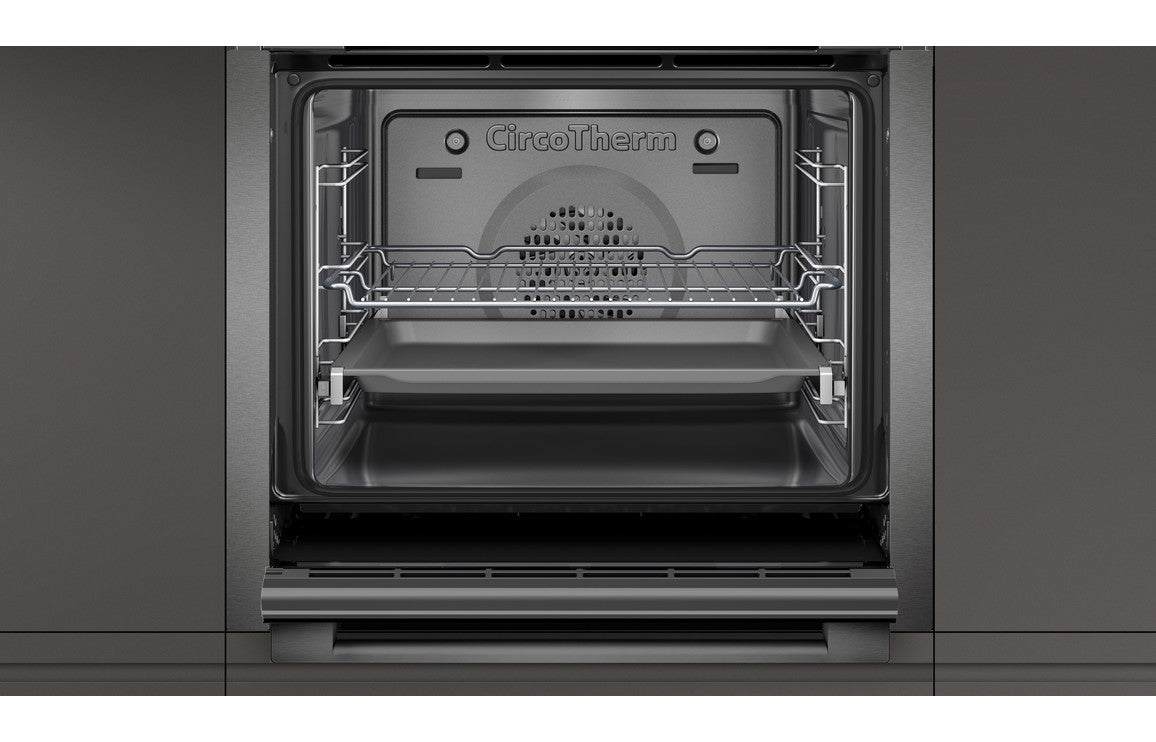 Neff N50 B3ACE4HG0B Single Slide & Hide Electric Oven - Graphite Grey