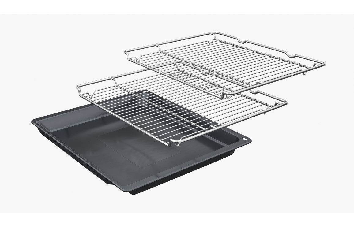 Neff N70 B54CR31N0B Single Slide & Hide Electric Oven - Black w/Steel Trim