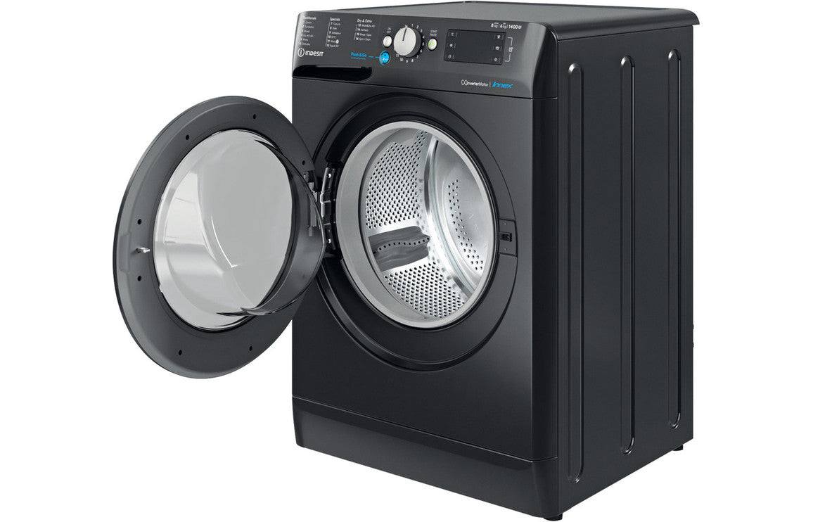 Indesit BDE 86436X B UK N F/S 8/6kg 1400rpm Washer Dryer - Black