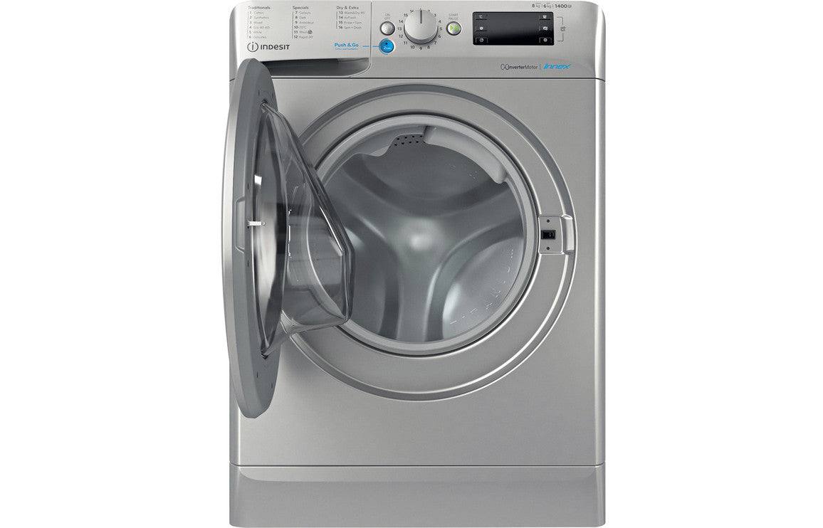 Indesit BDE 86436X S UK N F/S 8/6kg 1400rpm Washer Dryer - Silver