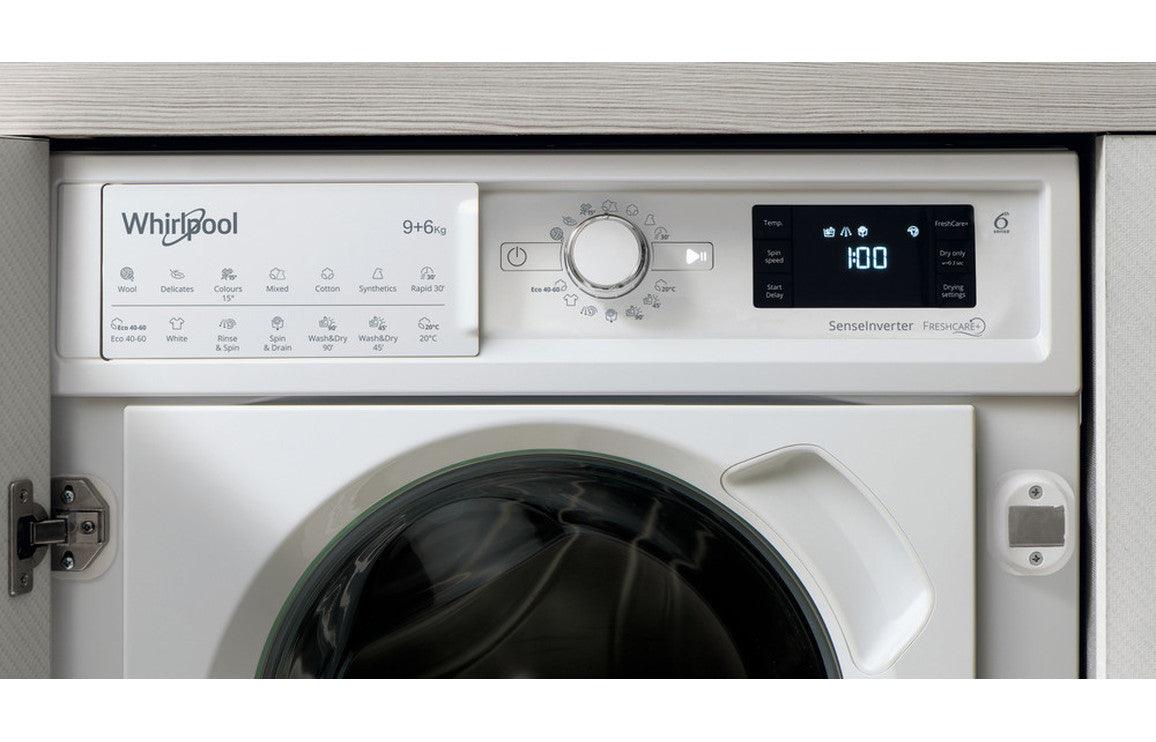 Whirlpool BI WDWG 961485 UK B/I 9/6kg 1400rpm Washer Dryer