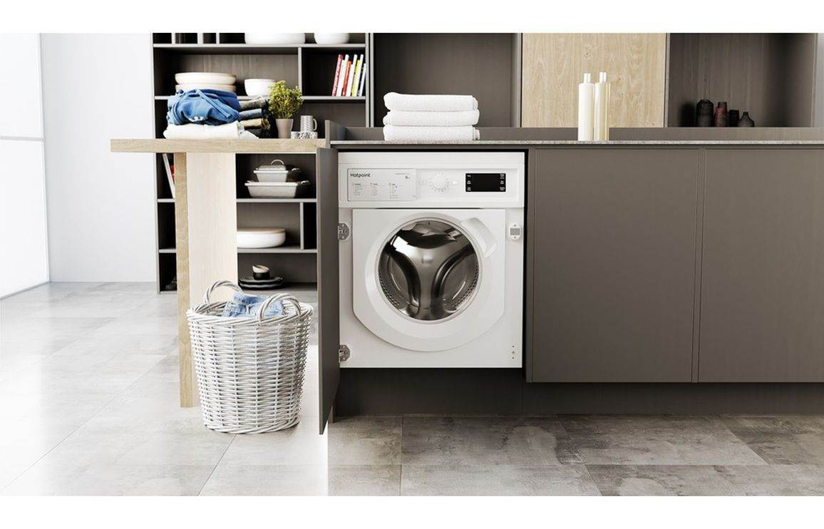 Hotpoint BI WMHG 81485 UK B/I 1400rpm 8kg Washing Machine