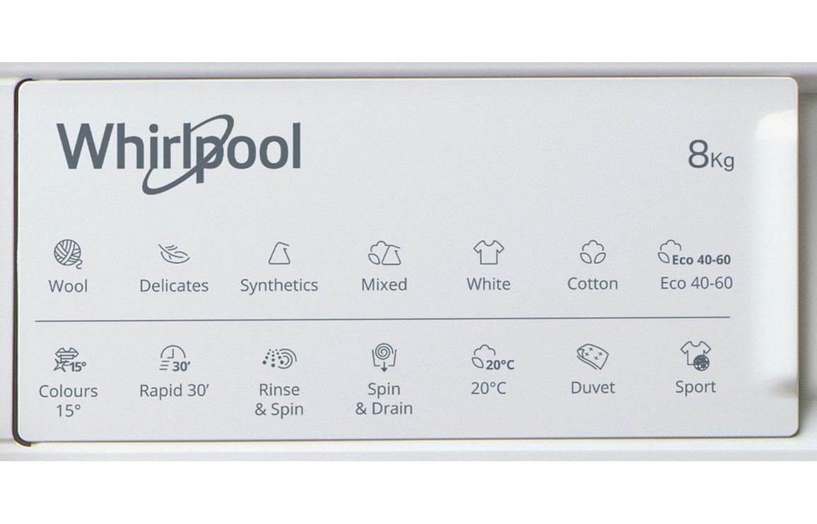 Whirlpool BI WMWG 81485 UK B/I 1400rpm 8kg Washing Machine