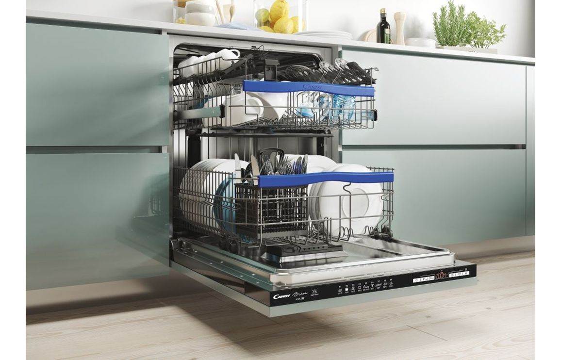 Candy CDIN 2D620PB-80E F/I 16 Place Dishwasher