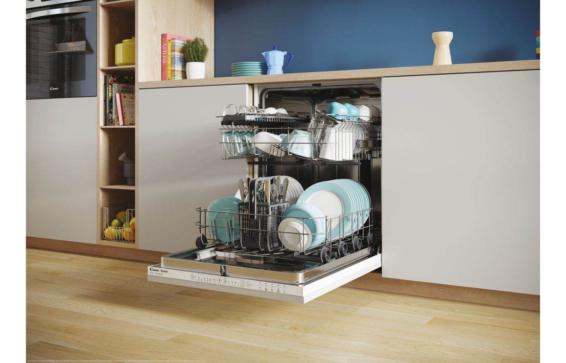Candy CI 3E53E0W-80 F/I 13 Place Dishwasher