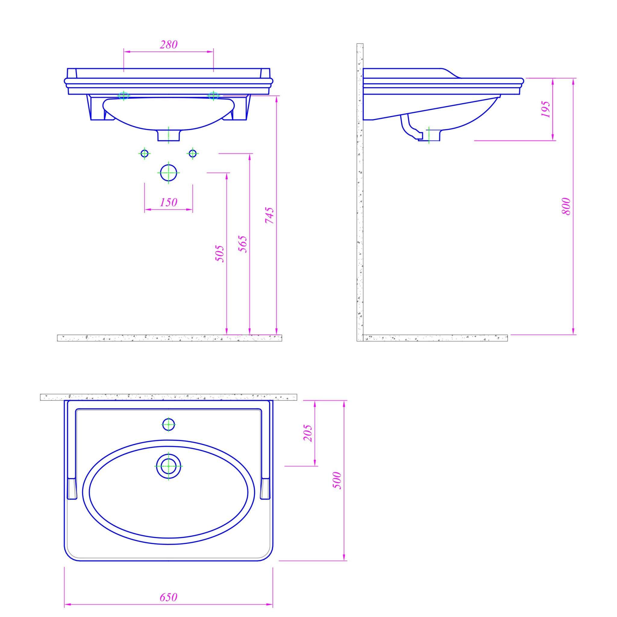 Classica 650 Basin