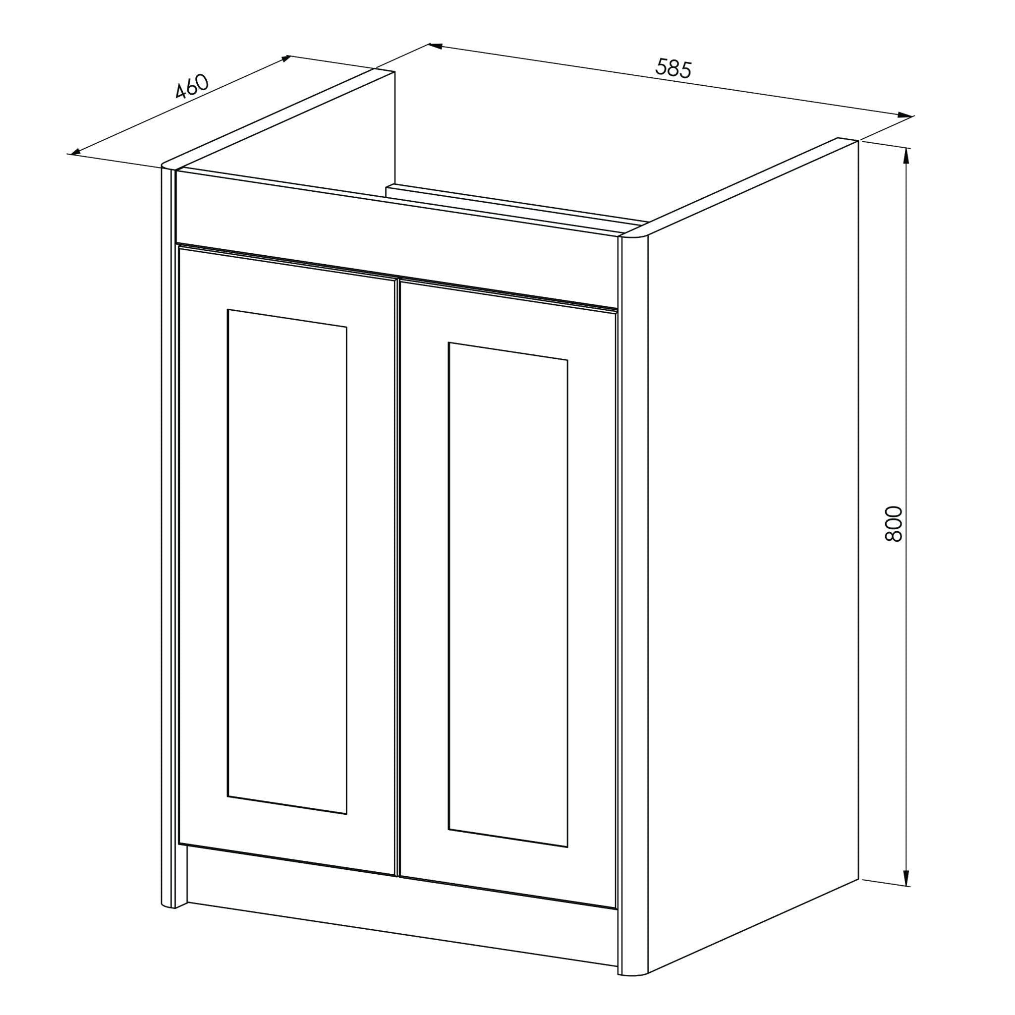 Classica 600 Vanity Unit