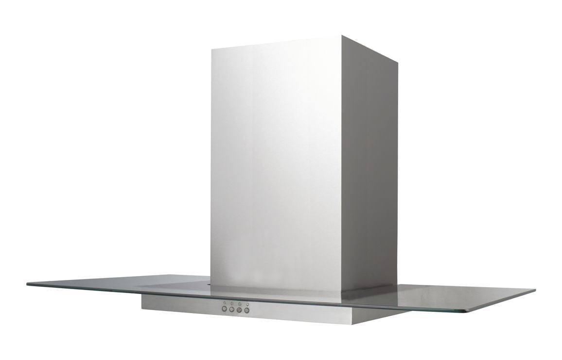 Candy CVMI970LX/UK 90cm Flat Glass Island Hood - St/Steel