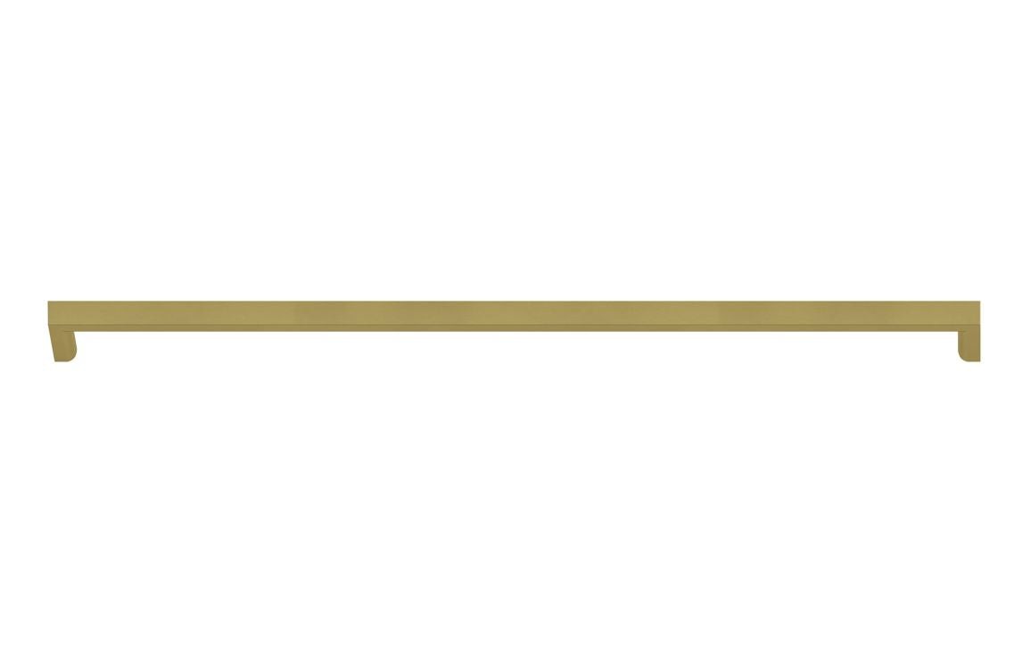 330mm Slim D-Shape Handle - Brushed Brass