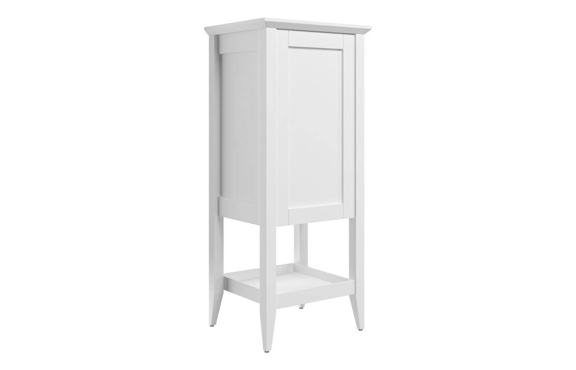 Dion 470mm Floor Standing 1 Door Midi Boy Unit - Matt White