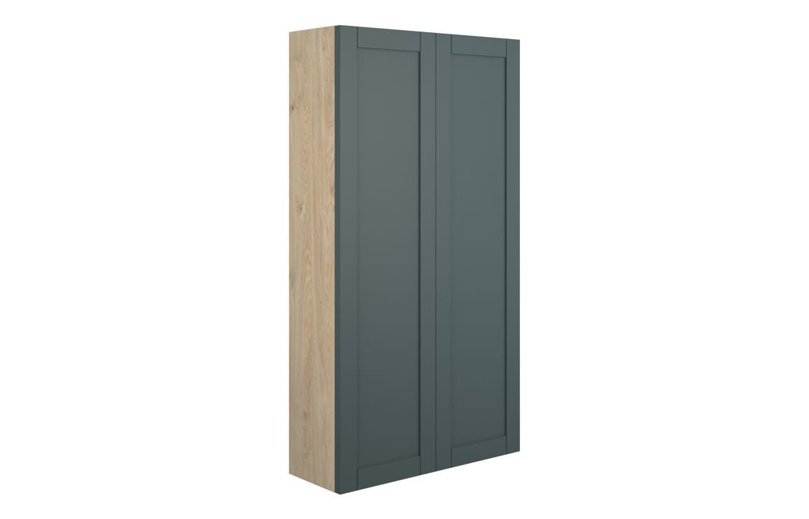 Abbey 600mm Slim 2 Door Storage Unit - Matt Green Camo