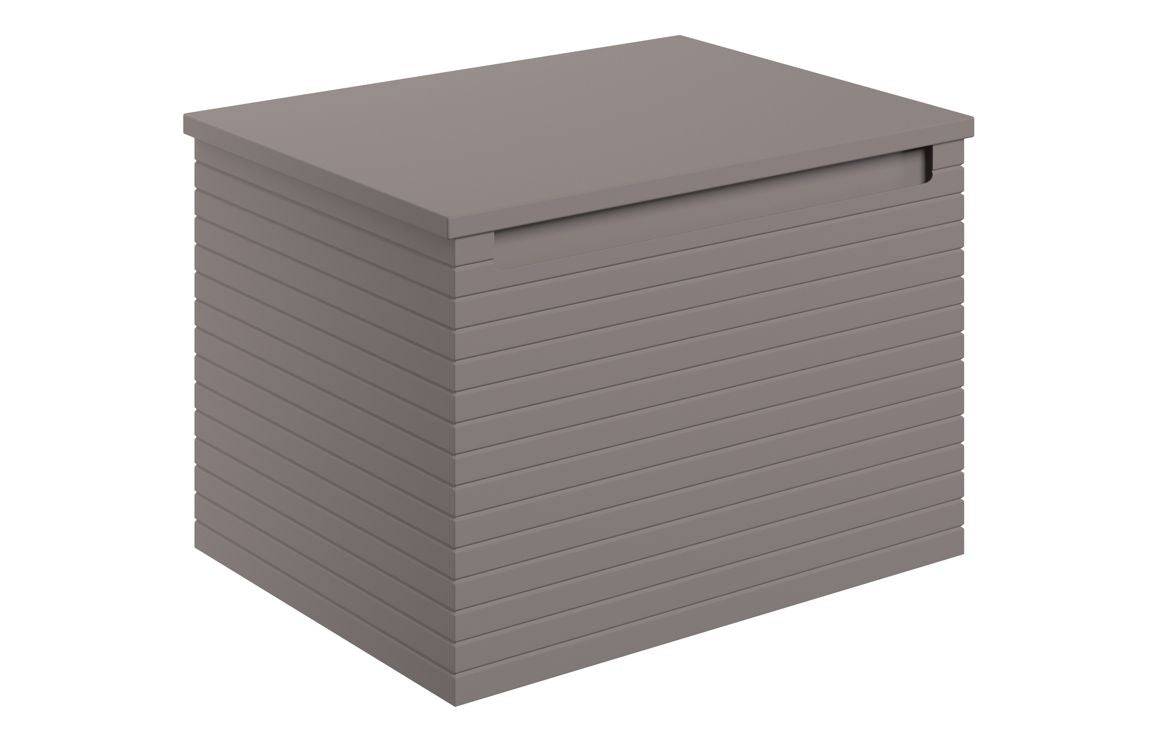 Align 610mm Wall Hung 1 Drawer Basin Unit & Worktop - Matt Taupe