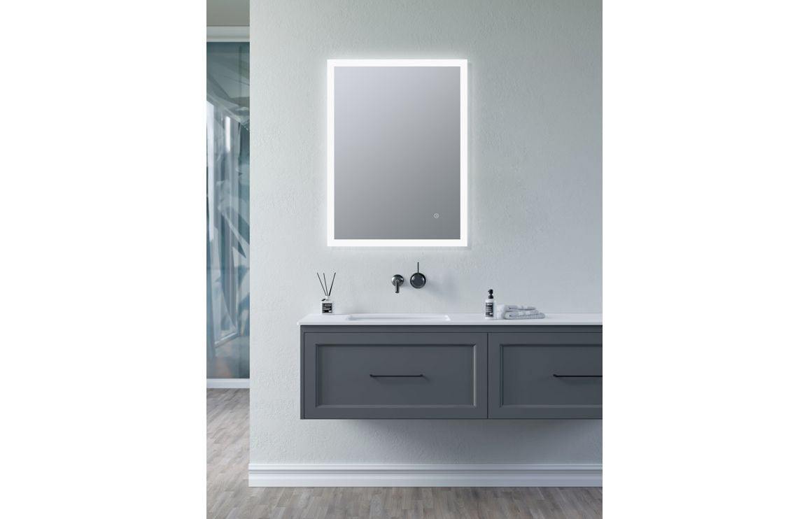 Solana 600x800mm Rectangle Edge-Lit LED Mirror