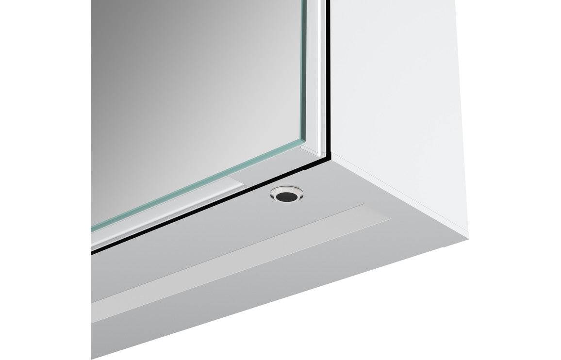 Rika 600mm 2 Door Front-Lit LED Mirror Cabinet