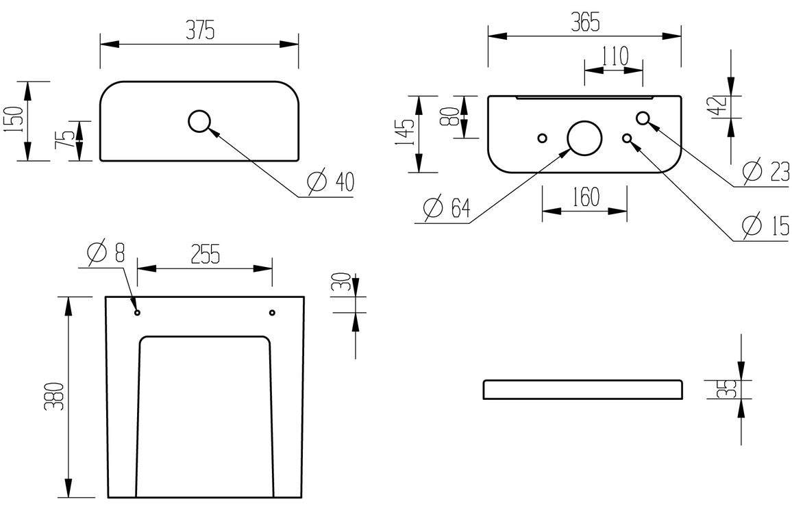 Tilia Rimless Close Coupled Part Shrouded Comfort Height WC & Soft Close Seat