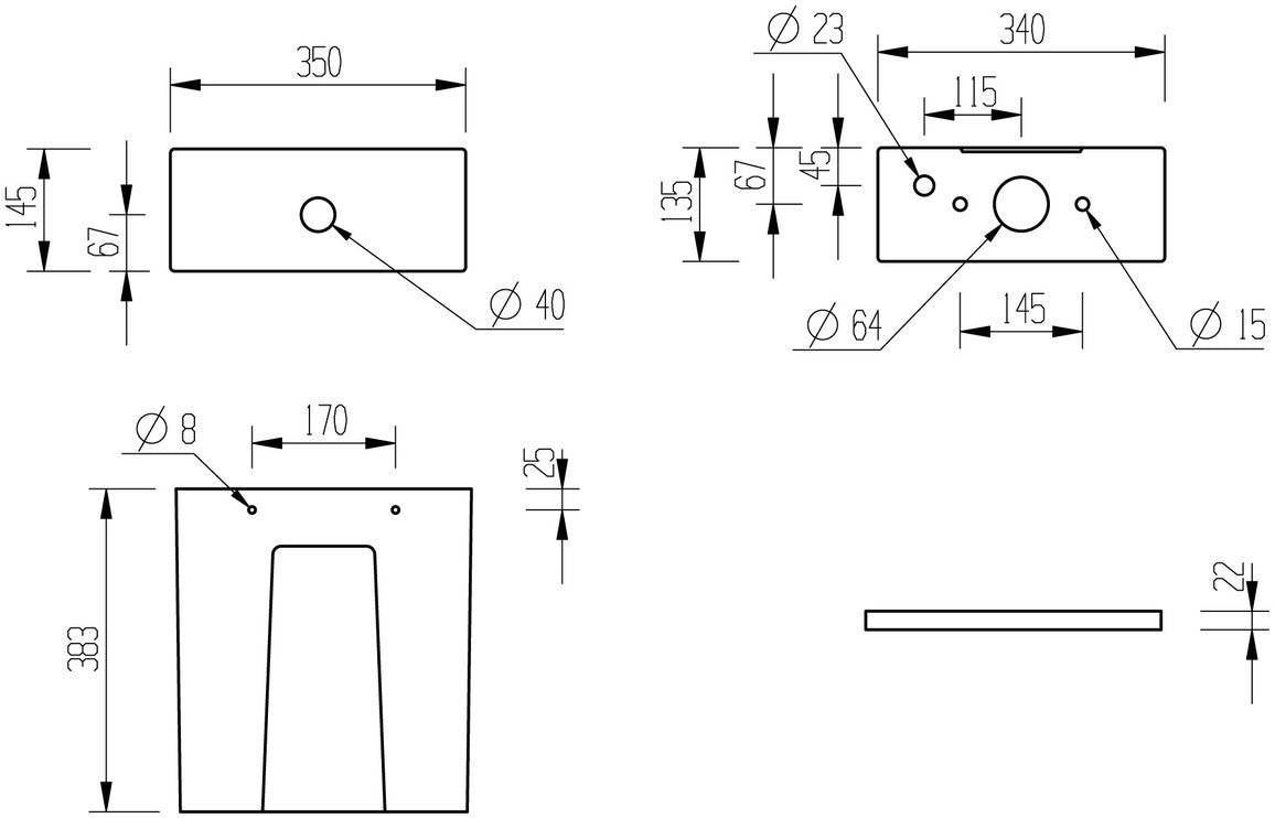 Lily Rimless Short Projection Close Coupled Part Shrouded WC & Soft Close Seat