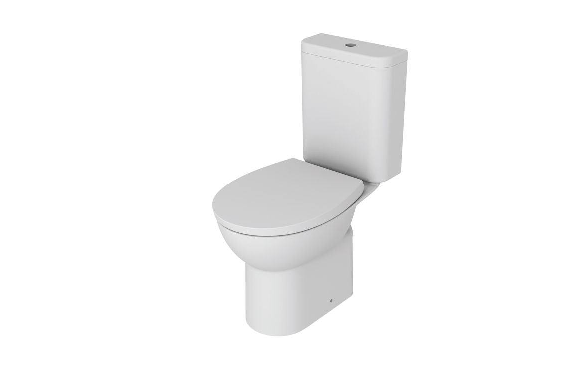 //2Go Close Coupled Rimless WC & Soft Close Seat