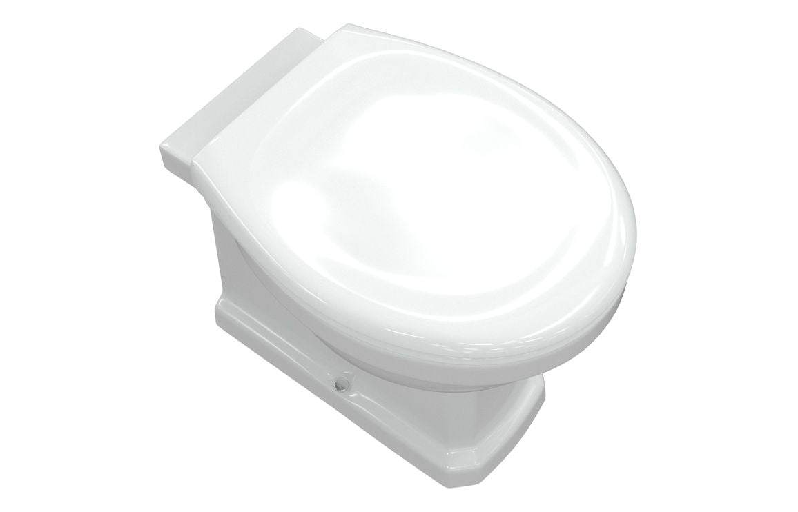 Sherbourne Soft Close Toilet Seat Only - White