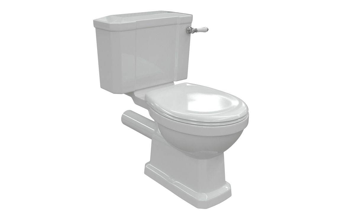 Sherbourne Close Coupled Comfort Height WC & Soft Close Seat