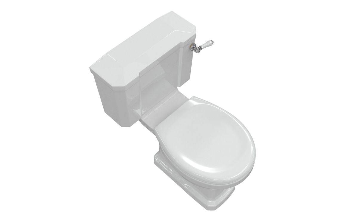 Sherbourne Close Coupled Comfort Height WC & Soft Close Seat