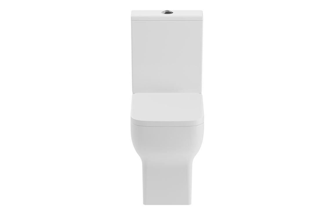 Arlo Rimless Close Coupled Open Back WC & Soft Close Seat