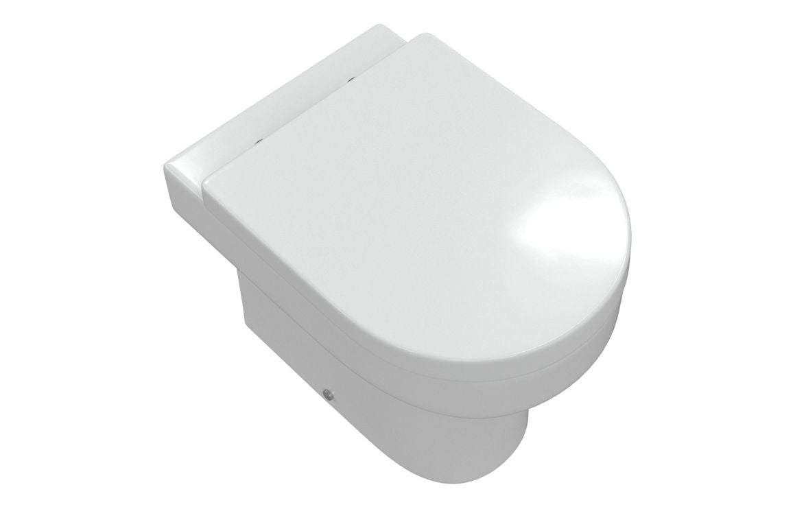 Laurus Rimless Back To Wall WC & Soft Close Seat