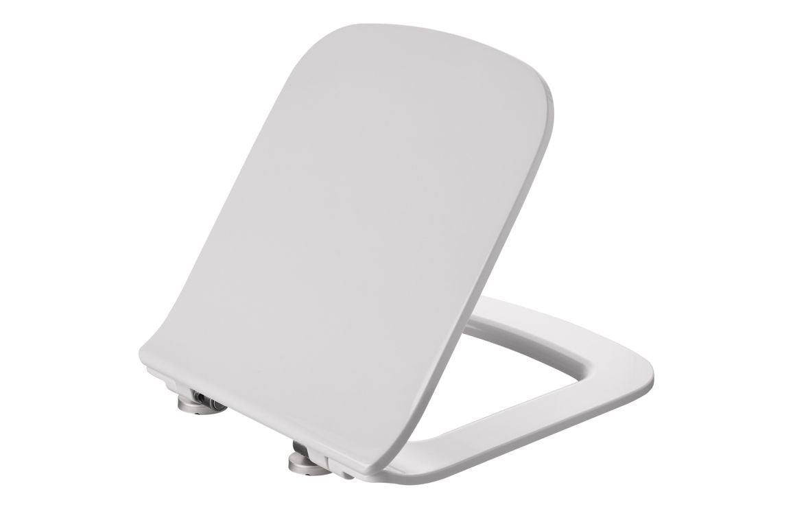 Cedarwood Short Projection Close Coupled Fully Shrouded WC & Slim Soft Close Seat