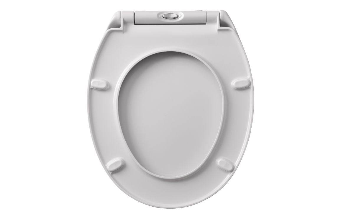 Sherbourne Soft Close Toilet Seat Only - White