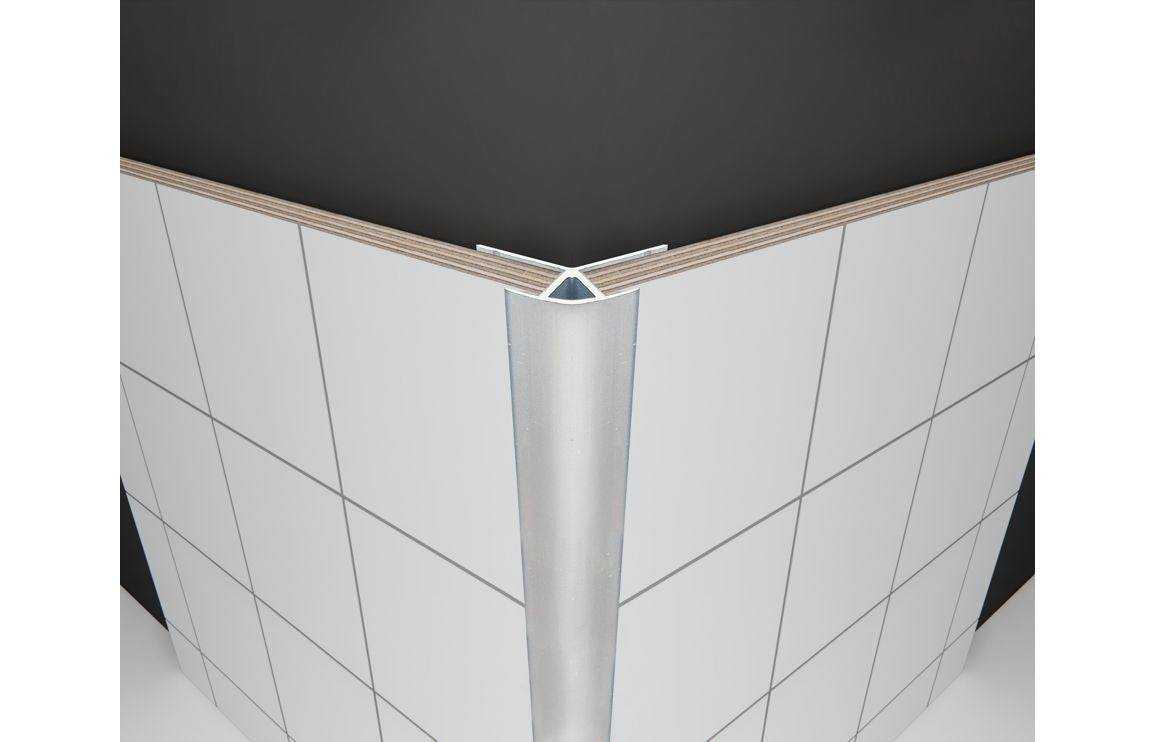 Fibo Aluminium External Profile 135 Degree 2.4m