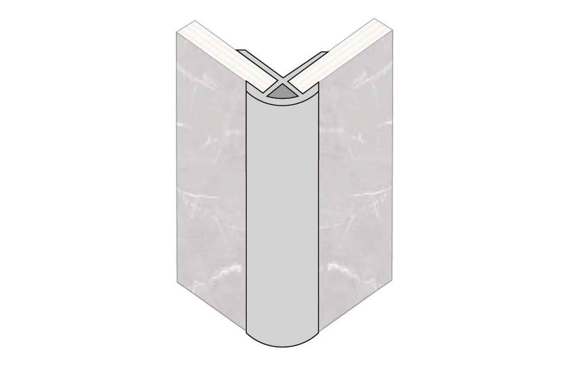 Fibo Rounded External Profile 2.4m