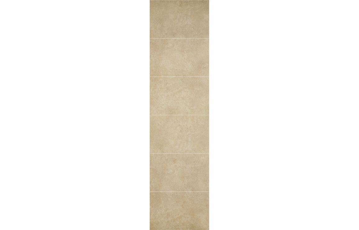 Fibo Scandinavian Desert Gloss Tile Effect panel side view