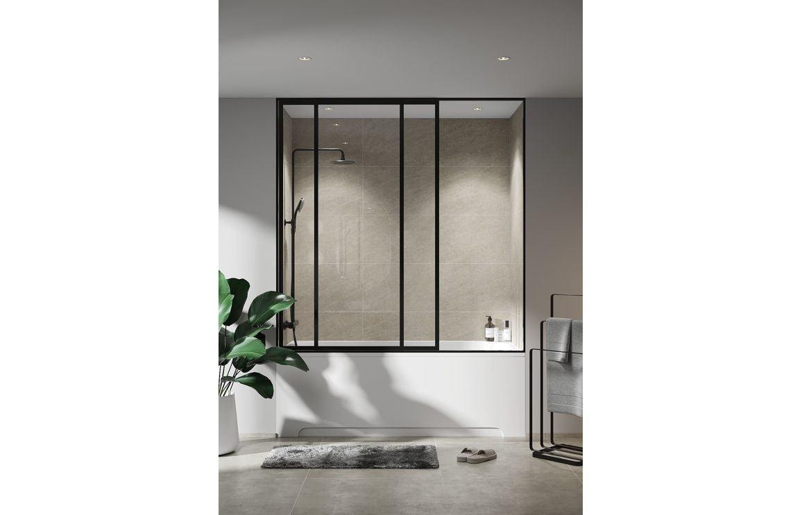 Fibo Scandinavian - Grey Sahara (Tile Effect)