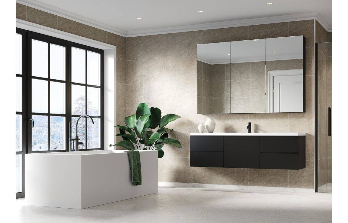 Fibo Scandinavian - Grey Sahara (Tile Effect)
