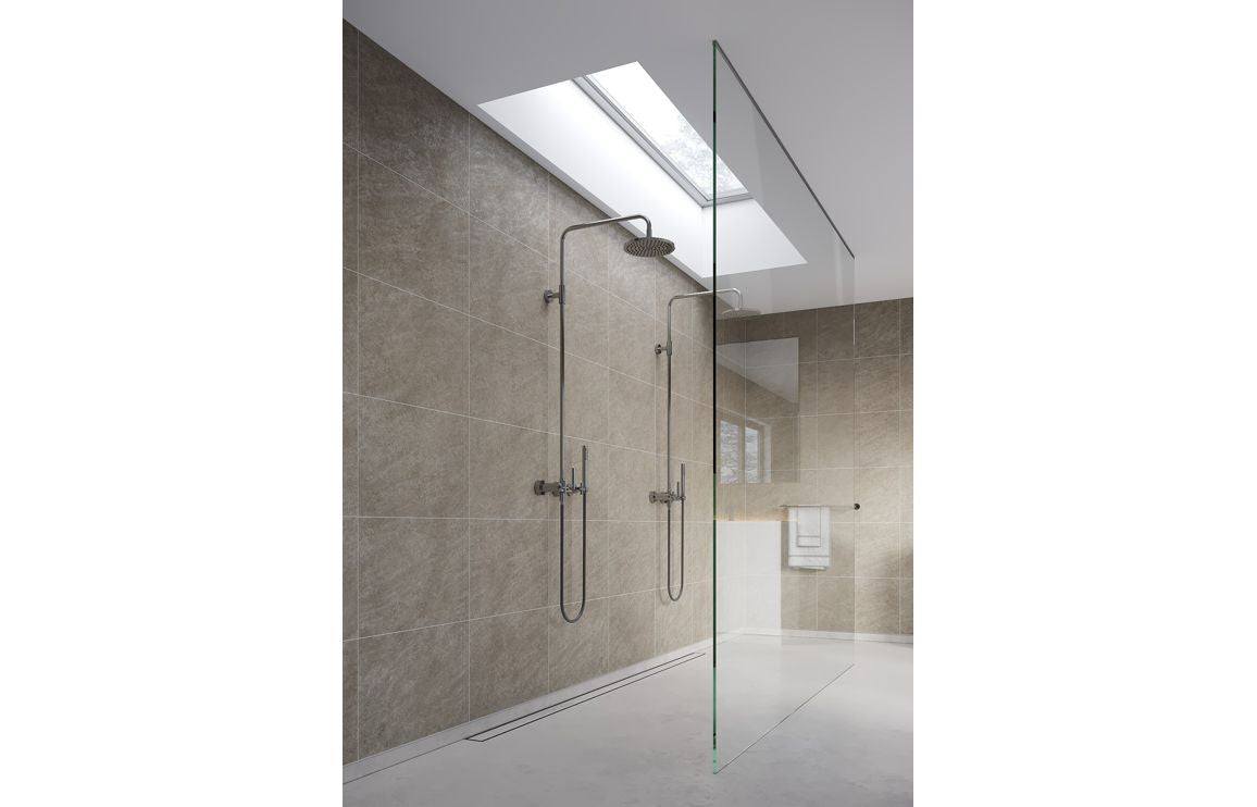 Fibo Scandinavian - Grey Sahara (Tile Effect)