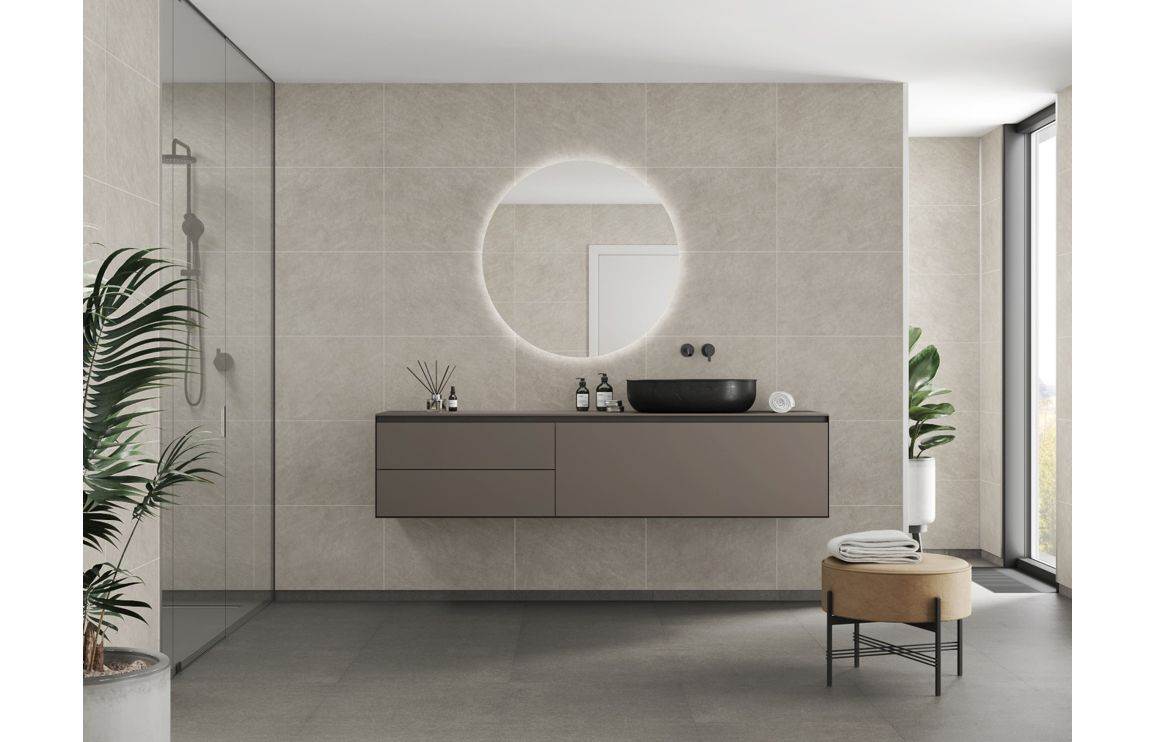 Fibo Scandinavian - Grey Sahara (Tile Effect)
