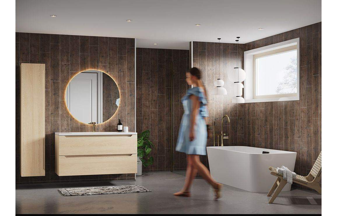 Fibo Scandinavian - Rough Wood Vertical Plank