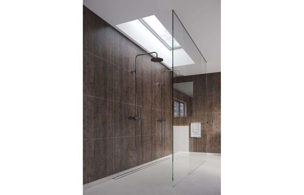 Fibo Scandinavian - Rough Wood Tile Effect