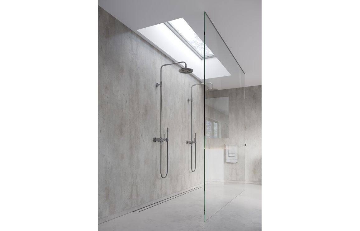 Fibo Signature - Cracked Cement (Plain Panel)