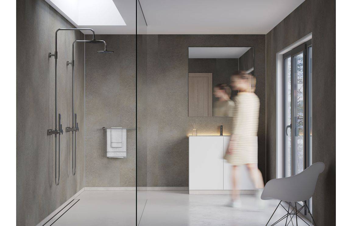 Fibo Signature - Grey Concrete (Plain Panel)