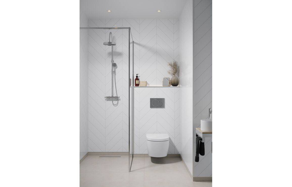 Fibo Urban - Denver White (Chevron)