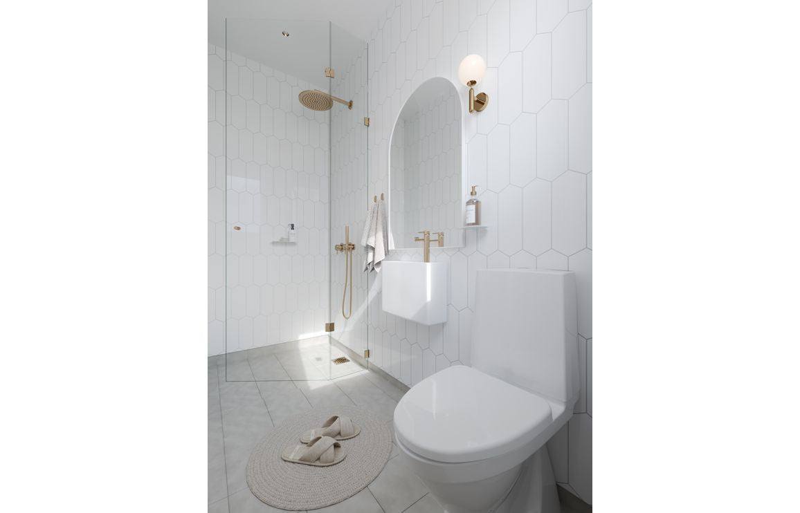 Fibo Urban - Denver White (Elongated Hexagonal)