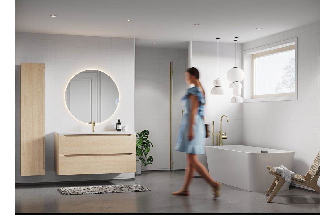 Fibo Urban - Denver White (Straight Herringbone)