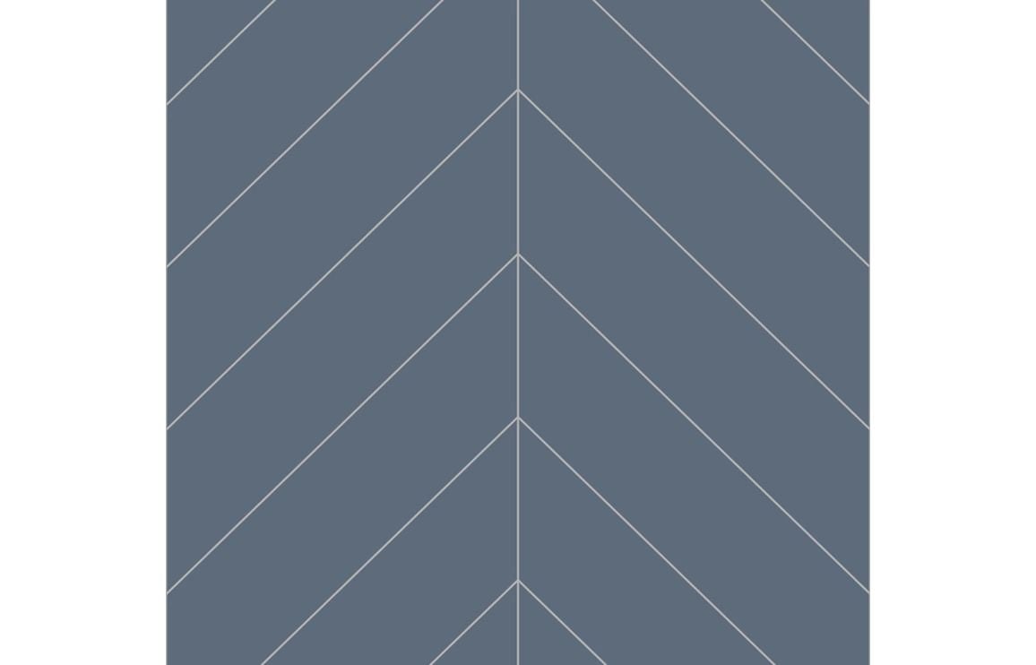 Fibo Urban - Dusty Blue (Chevron)