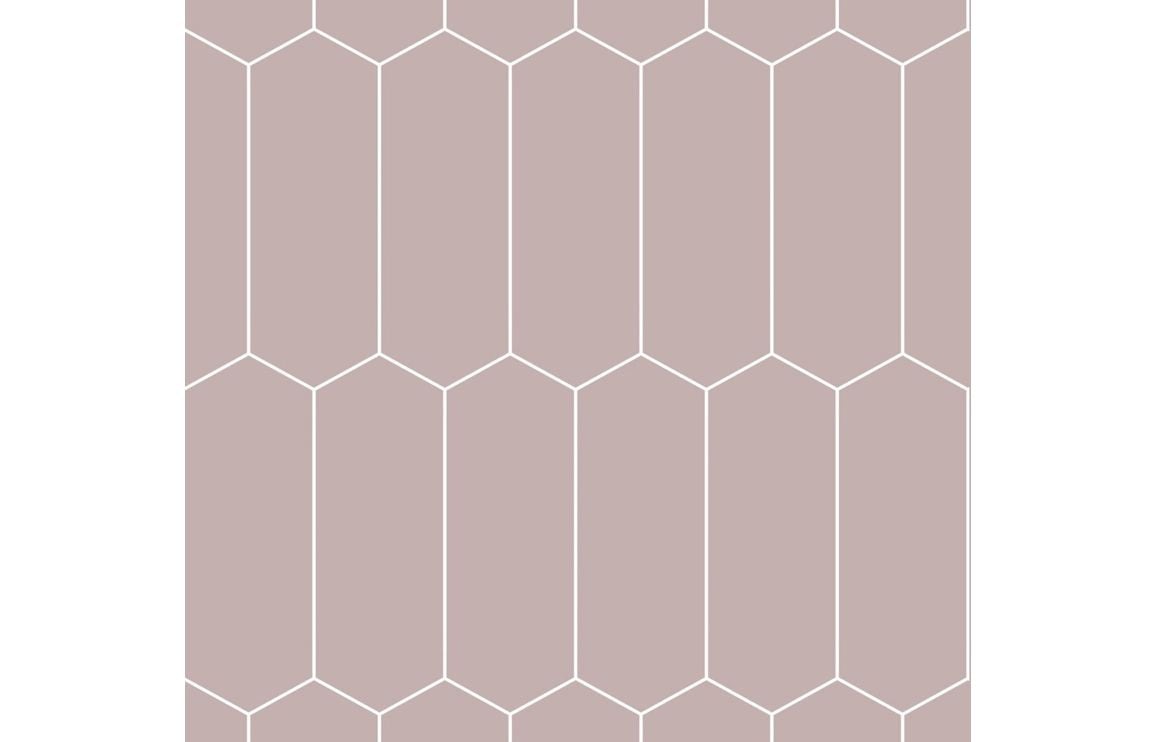 Fibo Urban - Dusky Pink (Elongated Hexagonal)