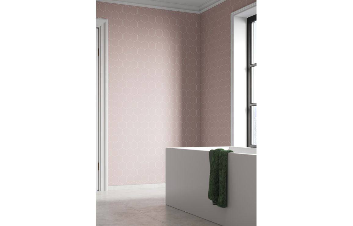 Fibo Urban - Dusky Pink (Hexagonal)