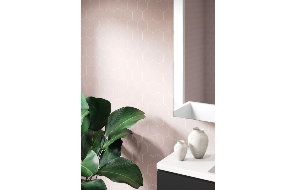 Fibo Urban - Dusky Pink (Hexagonal)