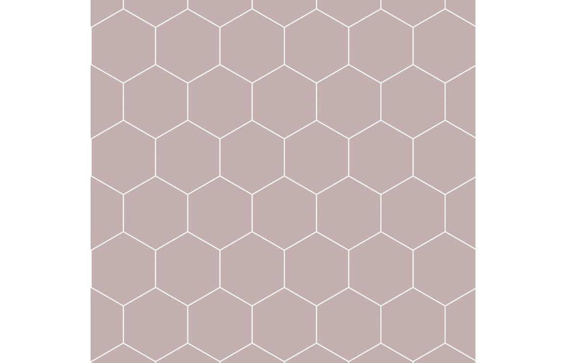 Fibo Urban - Dusky Pink (Hexagonal)